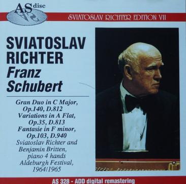 Sviatoslav Richter,lennartrichter sviatoslav richter editionn vii:schubert- gran duo in c major