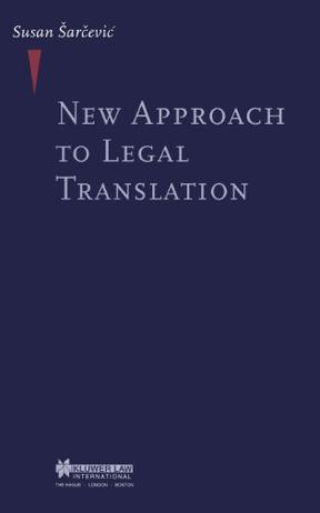 new approach to legal translation