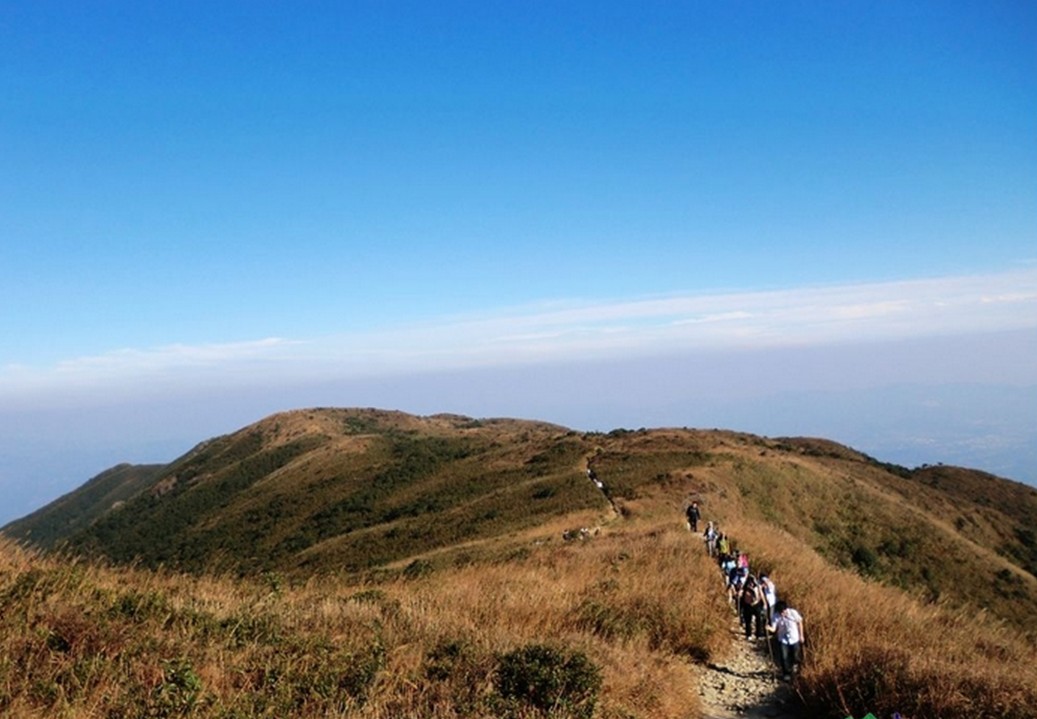 1月20日广东四大名山罗浮山穿越,登1296米飞云顶