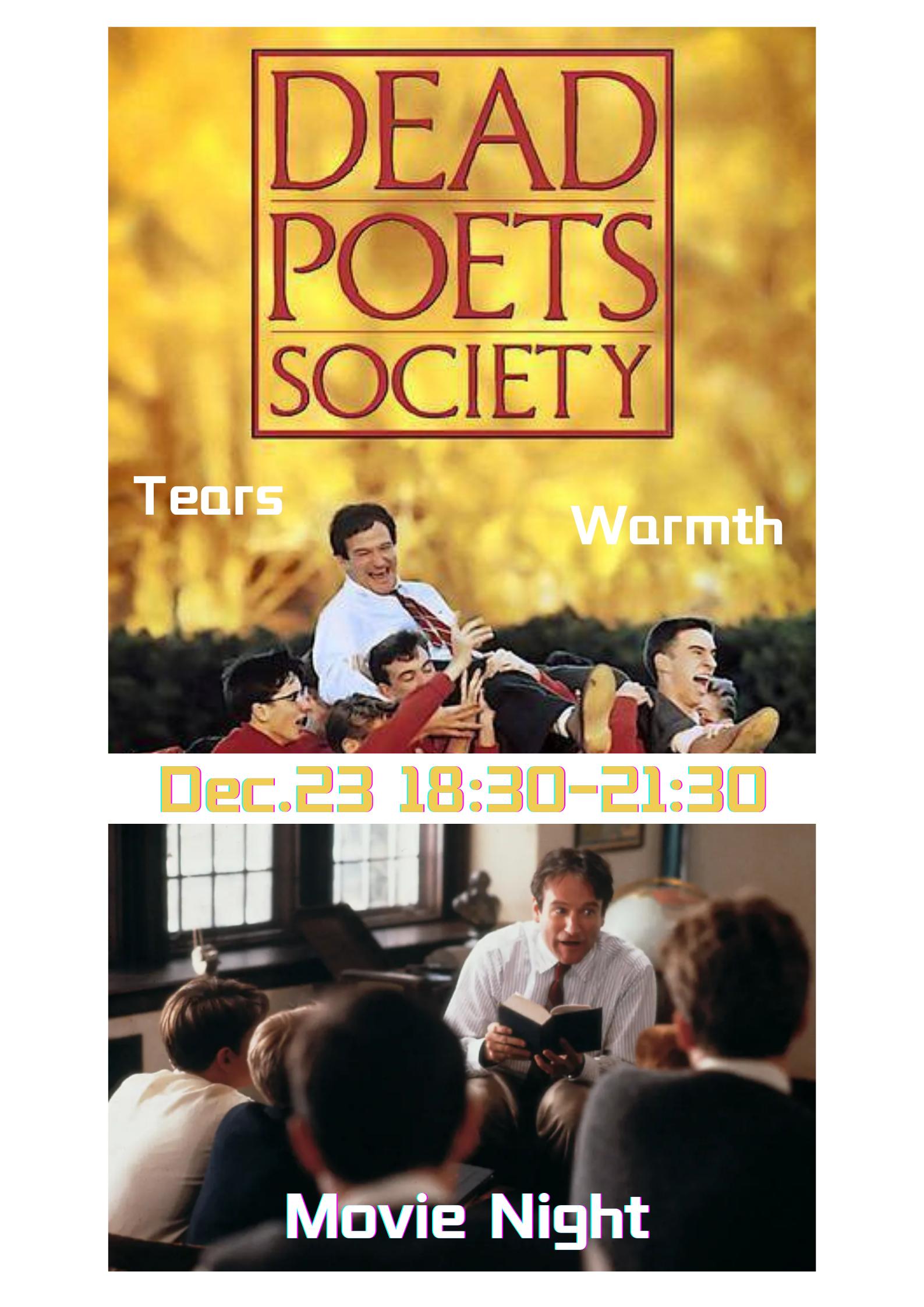 dead poets society,beauty and the Beast dead poets society @ movie night - 中外人文俱乐部
