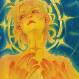 桃花与艾叶