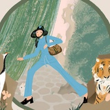 没有色彩的章鱼