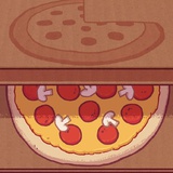 可口的披萨