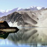 在海边