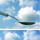 蓝白