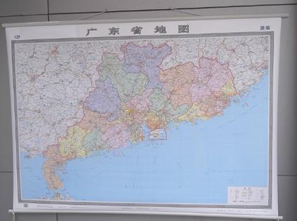 广东地图挂图