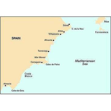 Imray Chart M12 Cabo De Gata to Denia and Ibiza