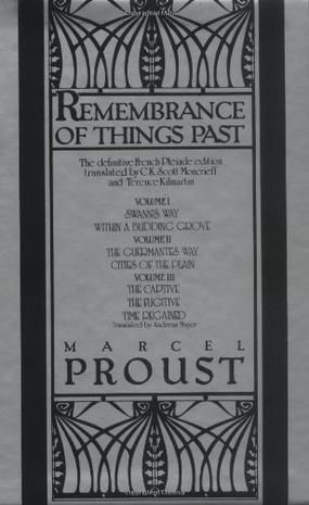 remembrance of things past author