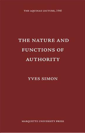 Nature and Functions of Authority