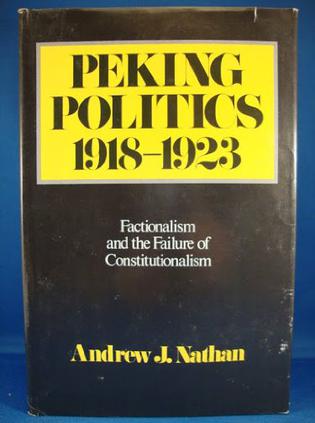 Peking Politics, 1918-1923