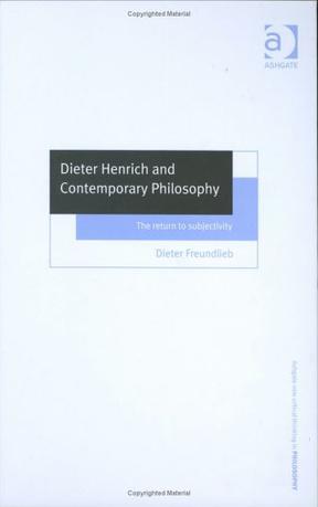 Dieter Henrich and Contemporary Philosophy