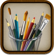 我的画笔 MyBrushes for iPhone - 100种笔型的画板, 支持中国画,油画,水彩画,书法艺术 (iPhone / iPad)