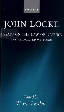 Essays on the Law of Nature