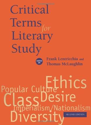 Critical Terms for Literary Study