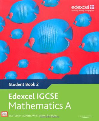 Edexcel IGCSE Mathematics A Student Book 2 With ActiveBook CD (豆瓣)