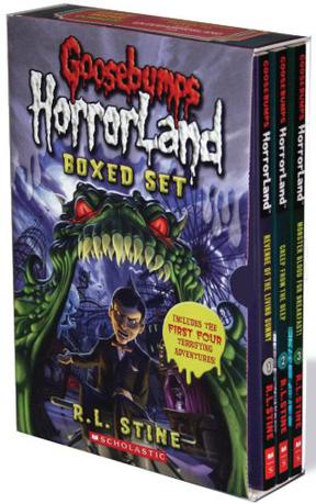 Goosebumps Horrorland Boxed Set #1-4 鸡皮疙瘩-惊恐乐园套装