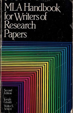 handbook for writers of research papers