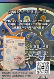 热门活动-讲座：听化石专家菊石化石中的地球往事