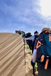 【星七嗨行】库布齐沙漠|沙漠徒步之旅-用脚丈量沙漠-用心行走天际